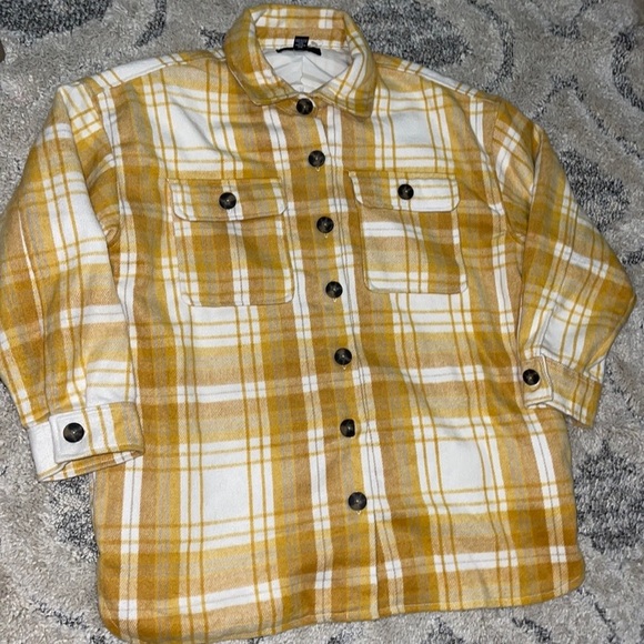 Plus Size Plaid Shirt Jacket (Shacket)NWOT - Picture 3 of 8